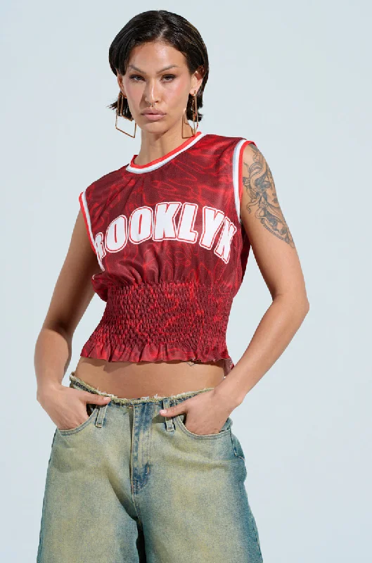YOURE A ROOKIE JERSEY IN RED Party Jersey Tee