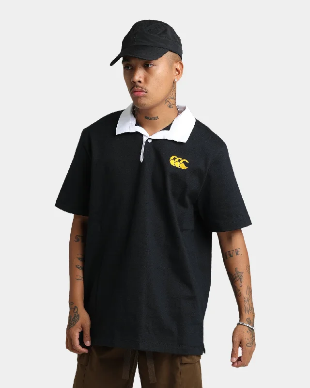 Canterbury Classic #8 Short Sleeve Rugby Jersey Black Off Shoulder Jersey Top