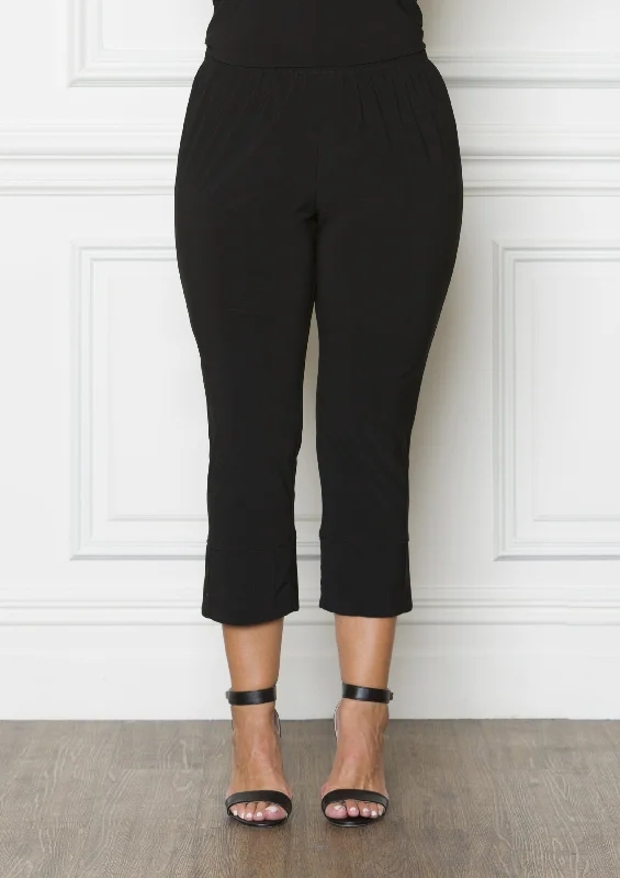 1017 Jersey Pintuck Pleat Pant Asymmetrical Jersey Blouse
