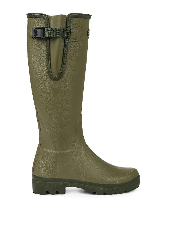 Vierzon Jersey Lined Wellington Boot - Vert Vierzon Party Jersey Tee