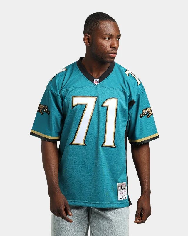 Mitchell & Ness Jacksonville Jaguars Tony Boselli #71 '97-'98 Legacy Jersey Teal Fashion Jersey Blouse Mitchell & Ness Jacksonville Jaguars Tony Boselli #71 '97-'98 Legacy Jersey Teal Fashion Jersey Blouse