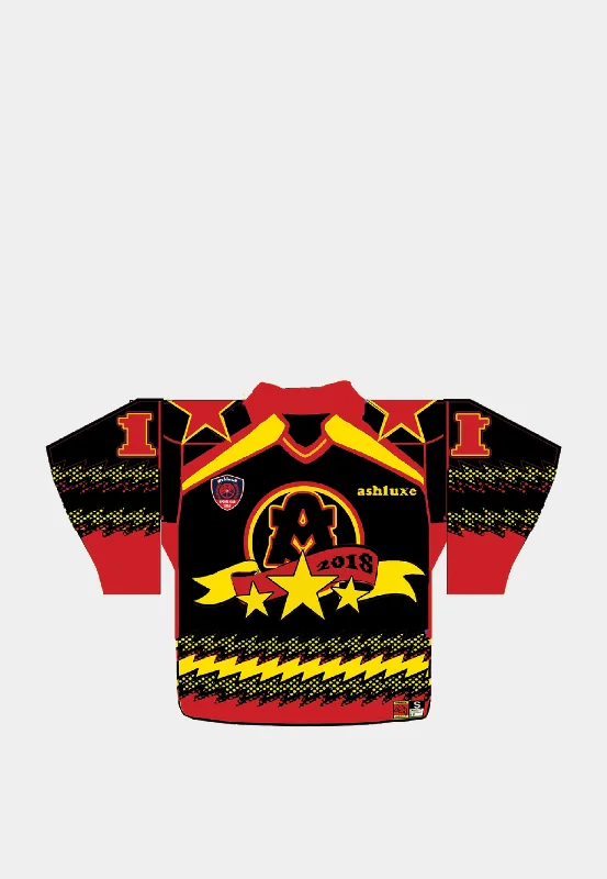 Ashluxe Hockey Jersey - Black Bamboo Jersey Tee