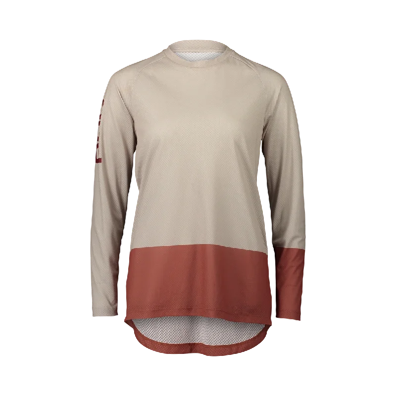 POC 2022 Women's MTB Pure LS Jersey Silver Jersey Tee