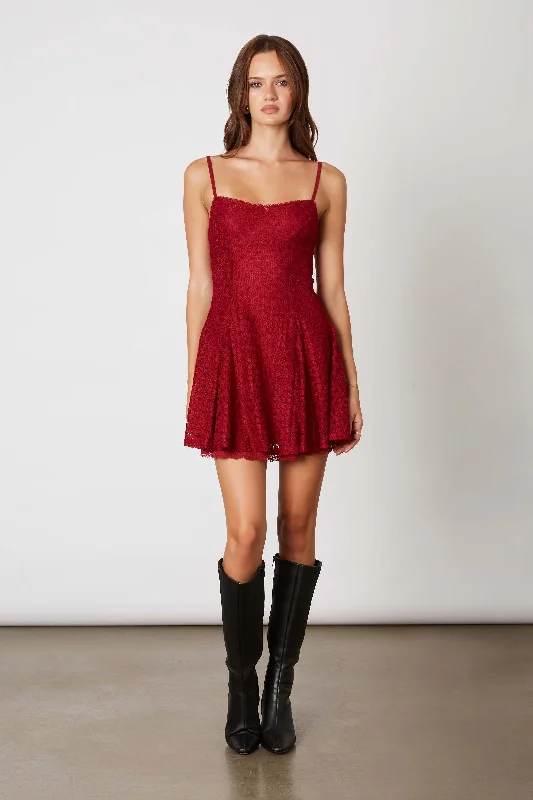 lace cami flare dress Tunics Yoga stretchy