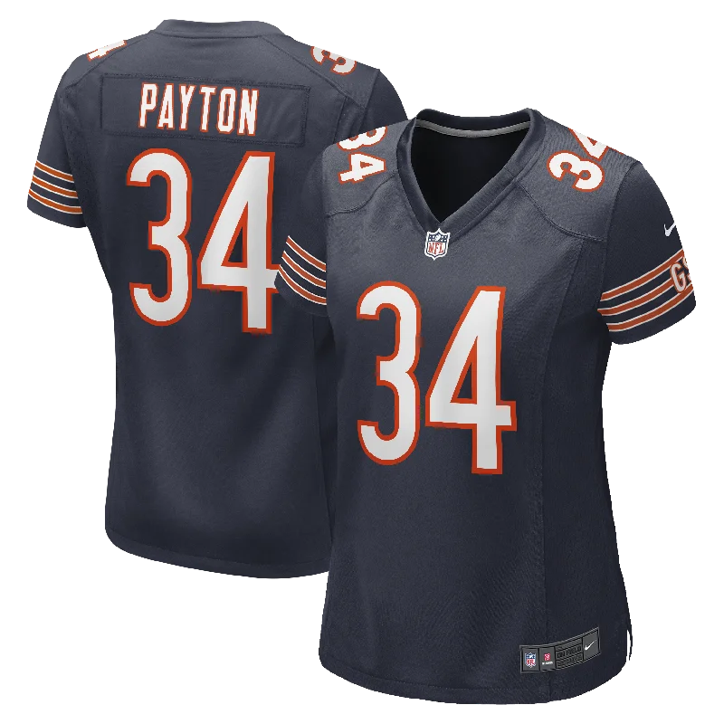 Walter Payton Chicago Bears Nike Women's Replica Game Jersey Striped Jersey Top