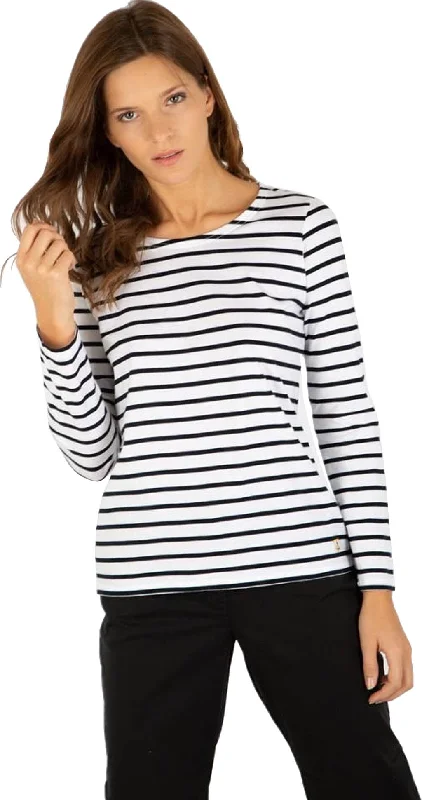 Plozevet Cotton Breton Striped Jersey - Women's|-|Marinière en coton léger Plozevet - Femme Glamorous Jersey Tee