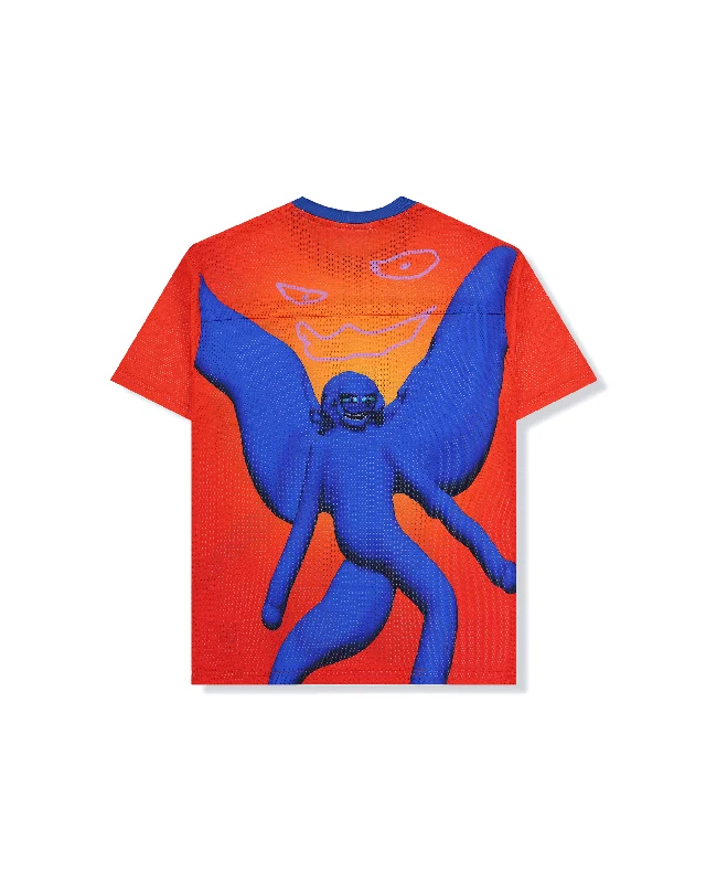 Angel Football Jersey - Orange Fashion Jersey Blouse