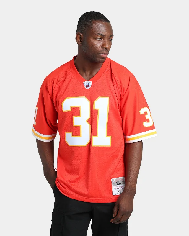 Mitchell & Ness Kansas City Chiefs Priest Holmes #31 '02-'03 Legacy Jersey Red Cotton Jersey Tee Mitchell & Ness Kansas City Chiefs Priest Holmes #31 '02-'03 Legacy Jersey Red Cotton Jersey Tee