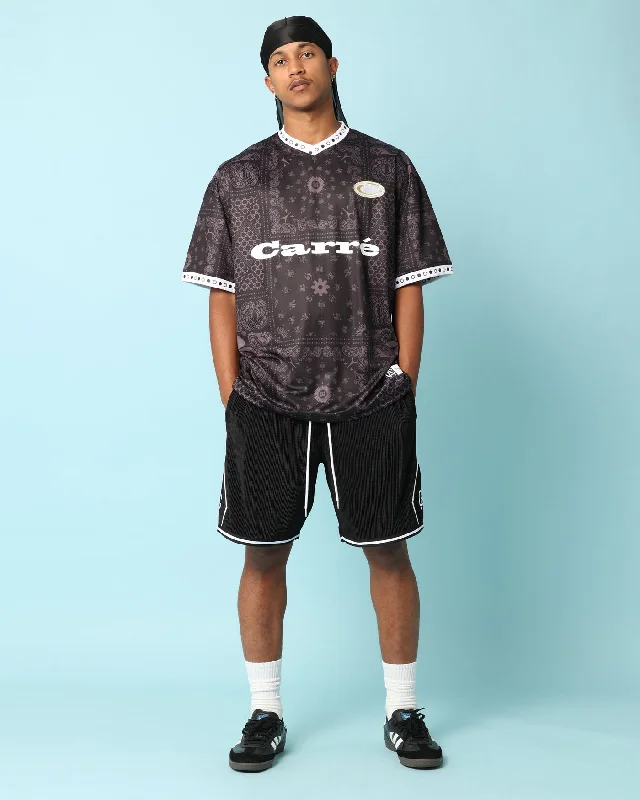 Carré Bandana Football Jersey Black Solid Color Jersey Shirt
