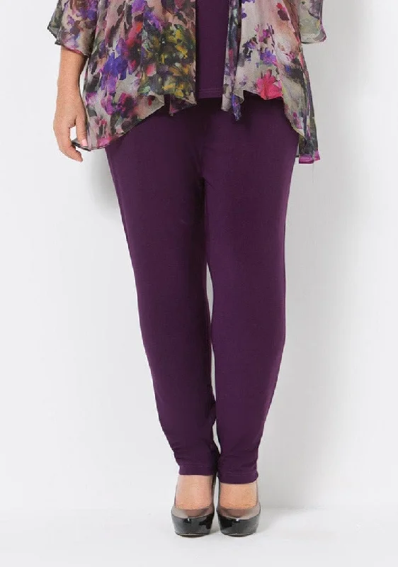 Purple Potion Jersey Pant High Neck Jersey Shirt
