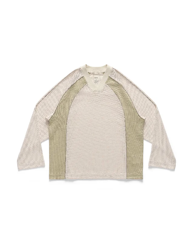 Practice Jersey L/S - Bone Cotton Jersey Tee