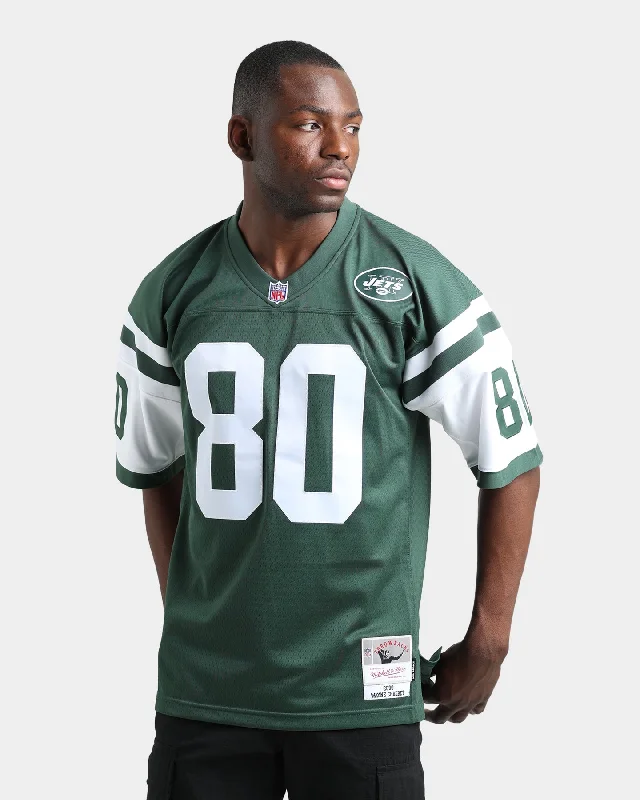 Mitchell & Ness New York Jets Wayne Chrebet #80 '00-'01 Legacy Jersey Dark Green Trendy Jersey Shirt Mitchell & Ness New York Jets Wayne Chrebet #80 '00-'01 Legacy Jersey Dark Green Trendy Jersey Shirt