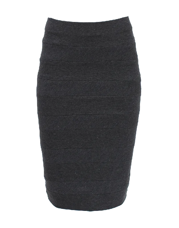 Jersey Banded Pencil Skirt Maximalist Jersey Tee