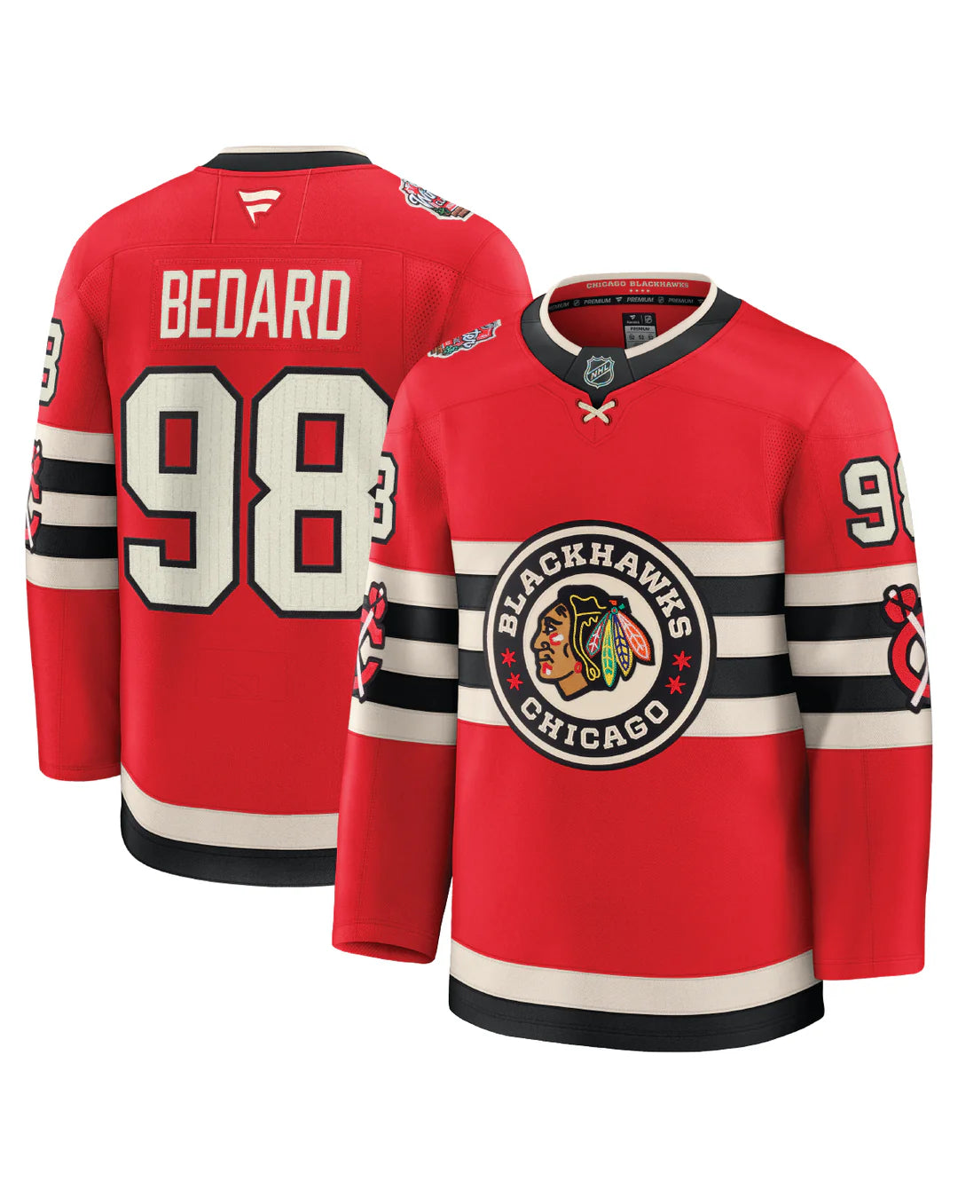 Connor Bedard Chicago Blackhawks Fanatics Winter Classic Jersey Halter Neck Jersey Tee