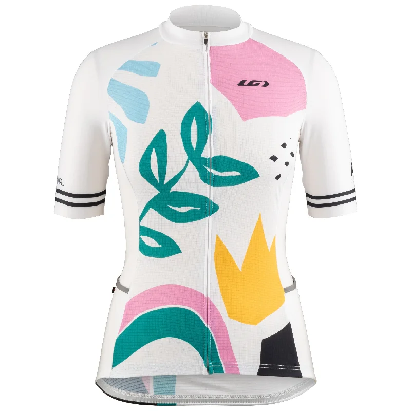 Louis Garneau Women's Premium Art Jersey 2024 Ash Gray Jersey Tee