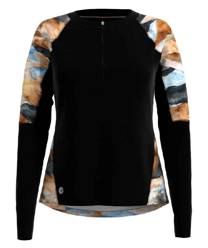 Smartwool 2023 Women's Mountain Bike Long Sleeve Jersey Lavender Jersey Tee