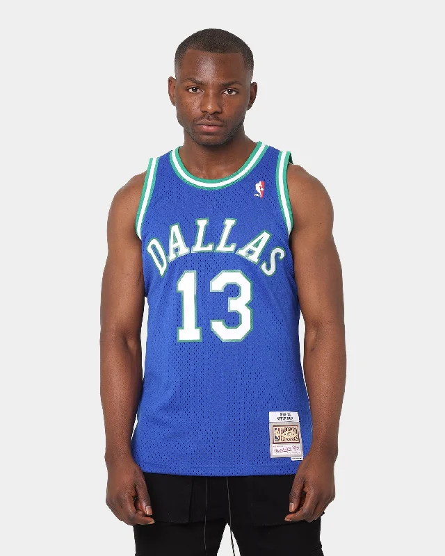 Mitchell & Ness Dallas Mavericks Steve Nash #13 '98-'99 Alt Swingman Jersey Royal Eco-Friendly Jersey Tee Mitchell & Ness Dallas Mavericks Steve Nash #13 '98-'99 Alt Swingman Jersey Royal Eco-Friendly Jersey Tee
