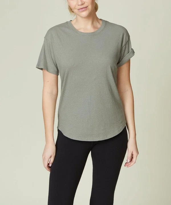 COTTON JERSEY SHORT SLV TEE Long Sleeve Jersey Tee