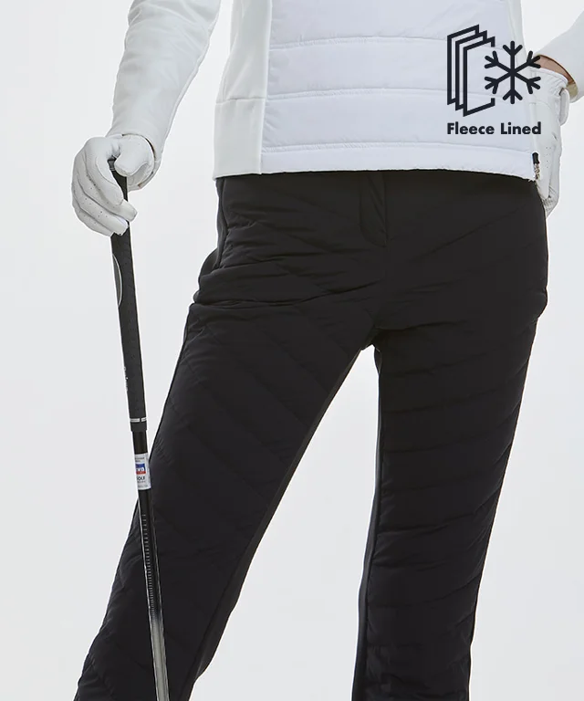 Hybrid Goose Down Jersey Bonding Pants - Black Polka Dot Jersey Shirt