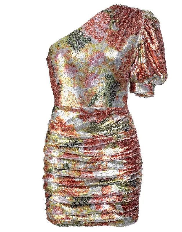 Eden One Shoulder Sequins Dress Tunics Recommended stylist
