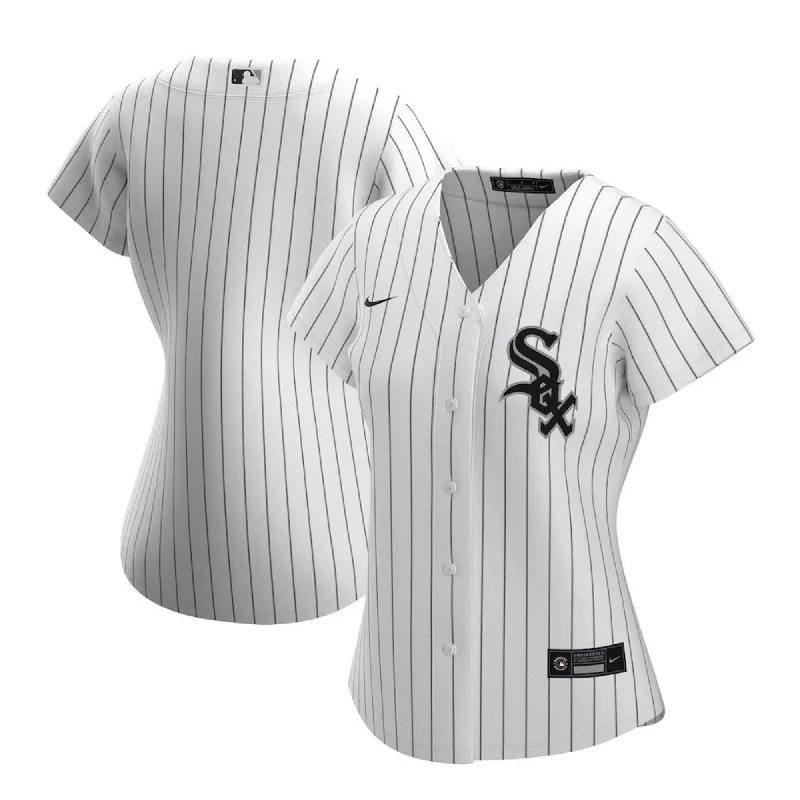Chicago White Sox Nike Women's Pinstripe Home Replica Jersey Textured Jersey Blouse