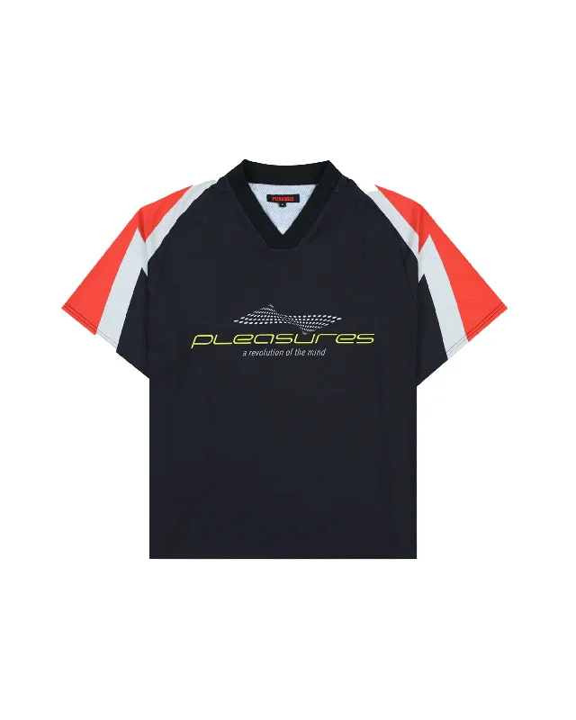 Mind Soccer Jersey - Black Modern Jersey Tee