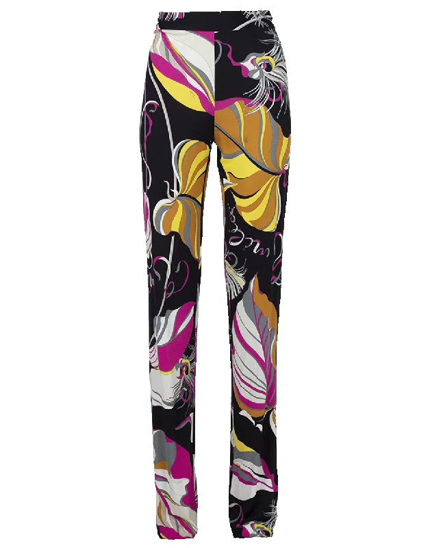 Printed Jersey Pant Emerald Green Jersey Tee