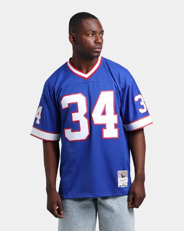 Mitchell & Ness Buffalo Bills Thurman Thomas #34 '90-'91 Legacy Jersey Royal Casual Jersey Blouse Mitchell & Ness Buffalo Bills Thurman Thomas #34 '90-'91 Legacy Jersey Royal Casual Jersey Blouse