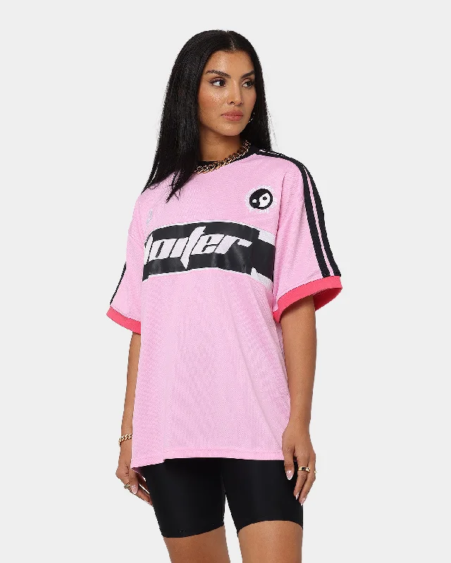 Loiter Club Jersey Pink Silver Jersey Tee