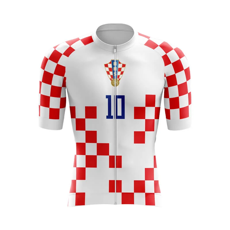 Croatia Football Aero Jerseys Striped Jersey Top