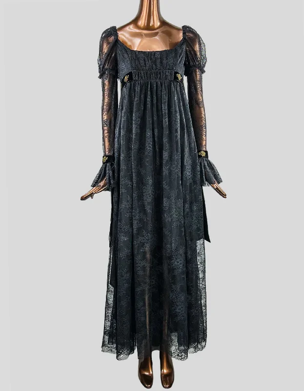 PHILOSOPHY DI LORENZO SERAFINI Lace Evening Dress with Velvet Bows - 2 US | 38 IT Tunics Sale discount PHILOSOPHY DI LORENZO SERAFINI Lace Evening Dress with Velvet Bows - 2 US | 38 IT Tunics Sale discount
