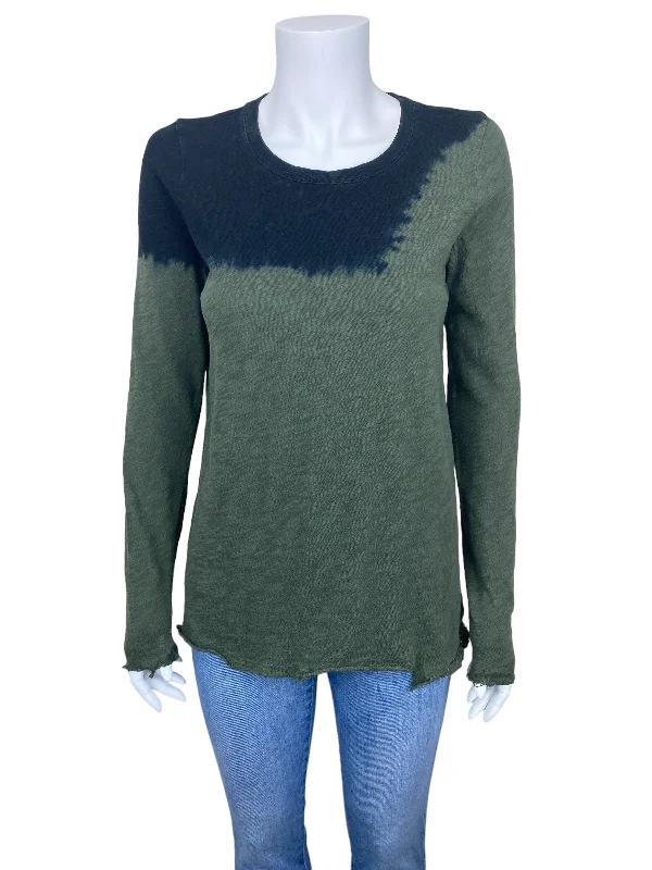 ATM Anthony Thomas Melillo Women's Dip Dye Slub Jersey Tee Olive Size M Retro Jersey Tee ATM Anthony Thomas Melillo Women's Dip Dye Slub Jersey Tee Olive Size M Retro Jersey Tee