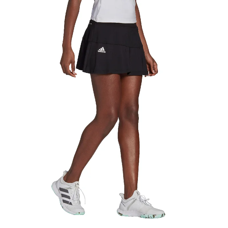 Adidas Match Black Womens Tennis Skirt belted skirt waist