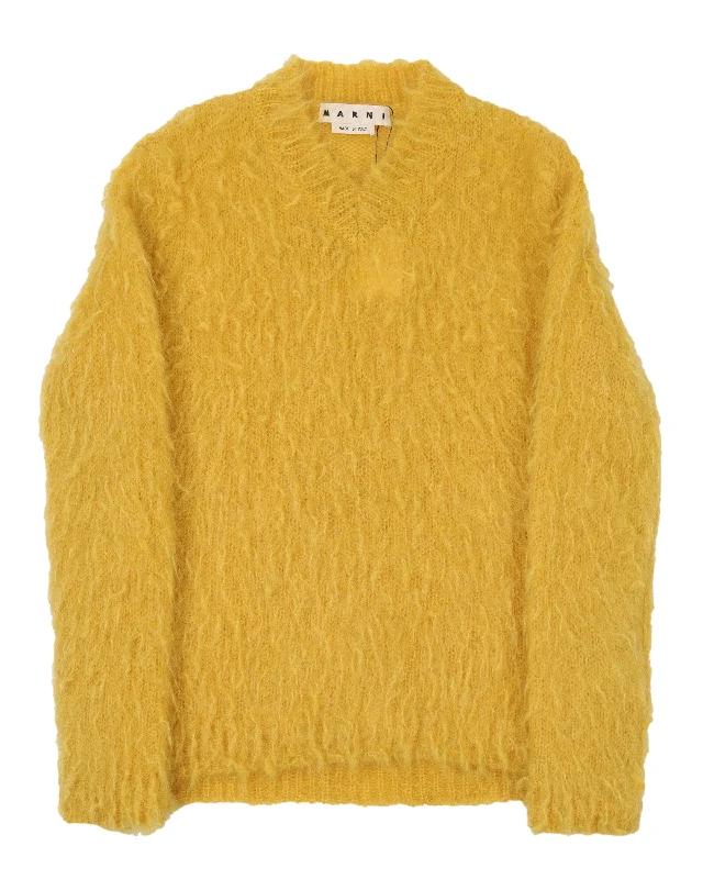 Mohair Knit Sweater Soft Cozy Warm
