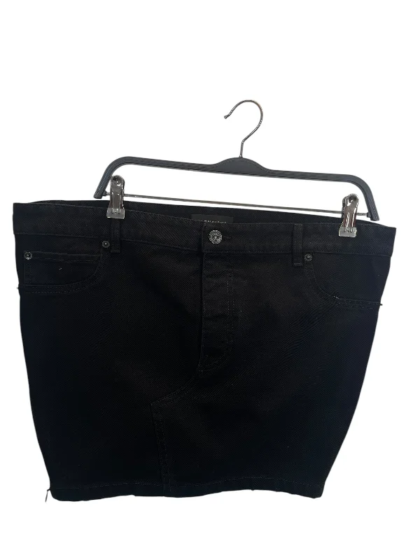 BALENCIAGA/Skirt/36/BLK/UPSIDE DOWN SKIRT silk skirt luxurious