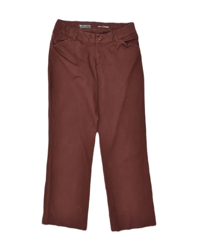 LEE Womens Curvy Fit Straight Casual Trousers UK 16 Large W34 L31 Brown Trousers Spring Floral LEE Womens Curvy Fit Straight Casual Trousers UK 16 Large W34 L31 Brown Trousers Spring Floral