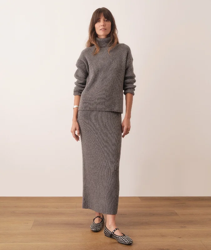 Isla Sweater Skirt Boxy Sweater Fitted Sweater A-Line