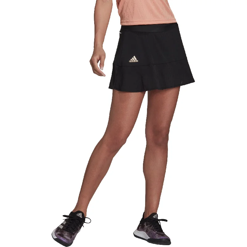 Adidas PrimeBlue Match Black Womens Tennis Skirt denim skirt classic