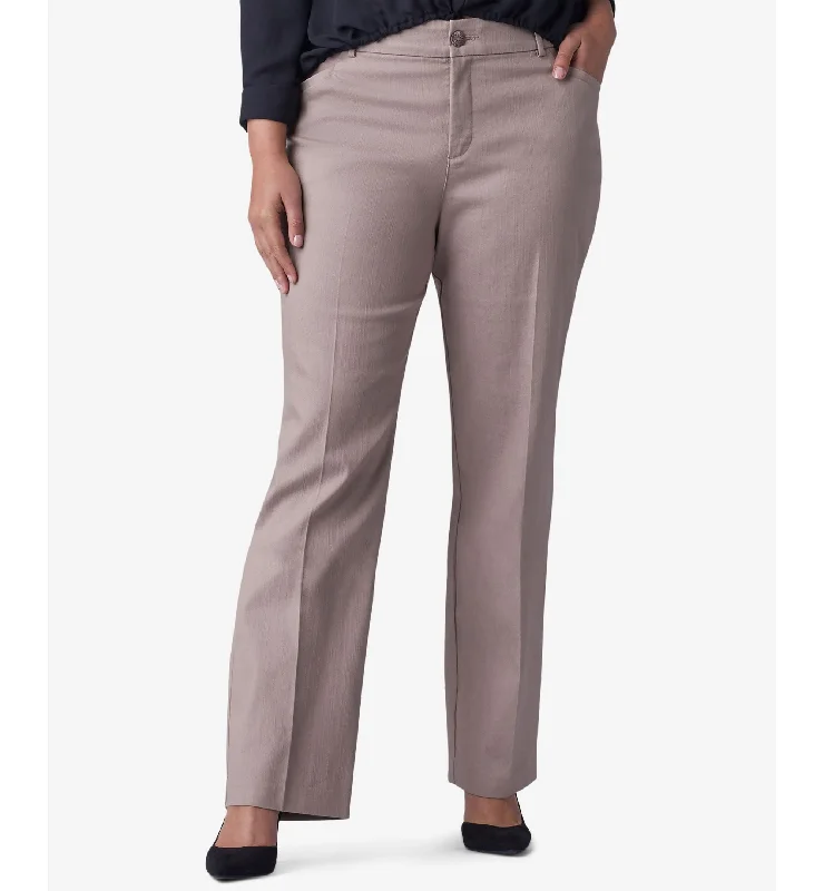 Lee Platinum Plus Petite Plus Size Straight Leg Madelyn Trousers Trousers Canvas Durable Lee Platinum Plus Petite Plus Size Straight Leg Madelyn Trousers Trousers Canvas Durable