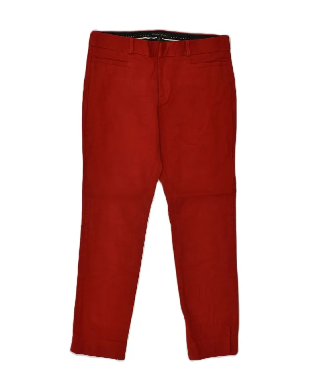 BANANA REPUBLIC Womens Skinny Casual Trousers US 4 Small W30 L28 Red Trousers Mesh Breathable BANANA REPUBLIC Womens Skinny Casual Trousers US 4 Small W30 L28 Red Trousers Mesh Breathable