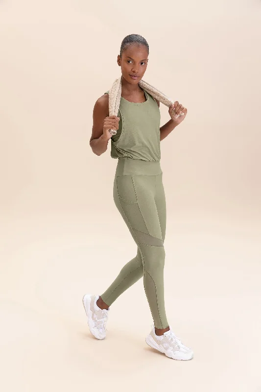 Cut Out Back Free Tank Top loose fit tank