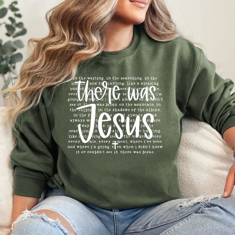 Hazel Blues® | There Was Jesus Graphic Sweatshirt Hoodie with Velcro Closure Adjustable Secure Hazel Blues® | There Was Jesus Graphic Sweatshirt Hoodie with Velcro Closure Adjustable Secure