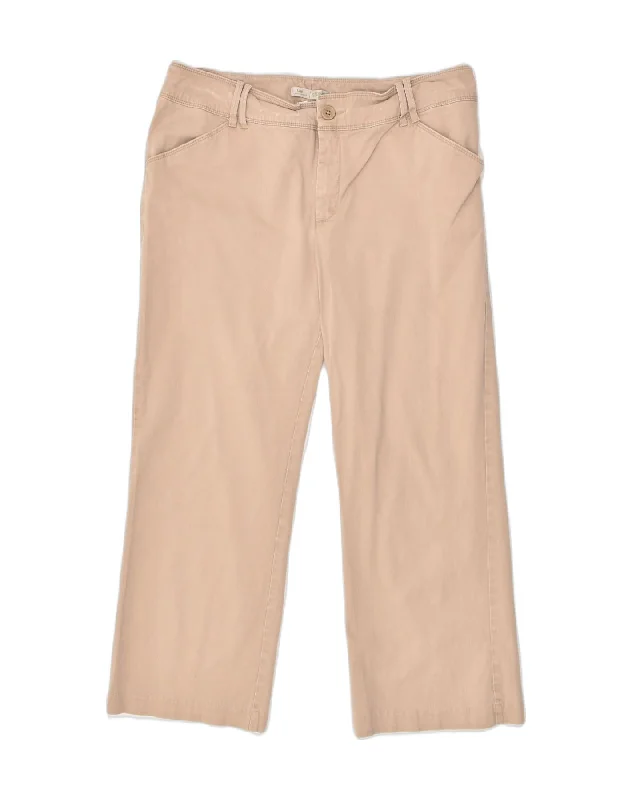 LEE Womens Petite Straight Casual Trousers US 16 2XL W36 L27 Beige Cotton Trousers Travel Practical LEE Womens Petite Straight Casual Trousers US 16 2XL W36 L27 Beige Cotton Trousers Travel Practical