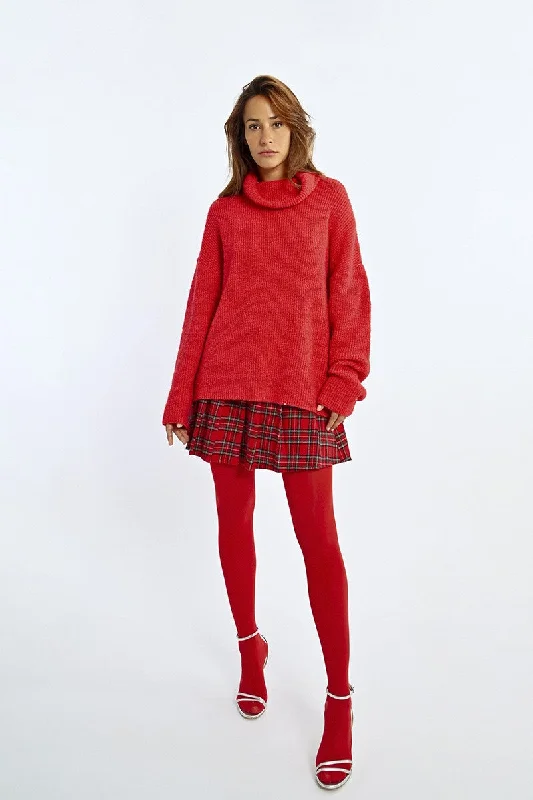 MBN Oversized Turtle Neck Sweater Faux Fur Fabric Real Fur Fabric Shearling Fabric