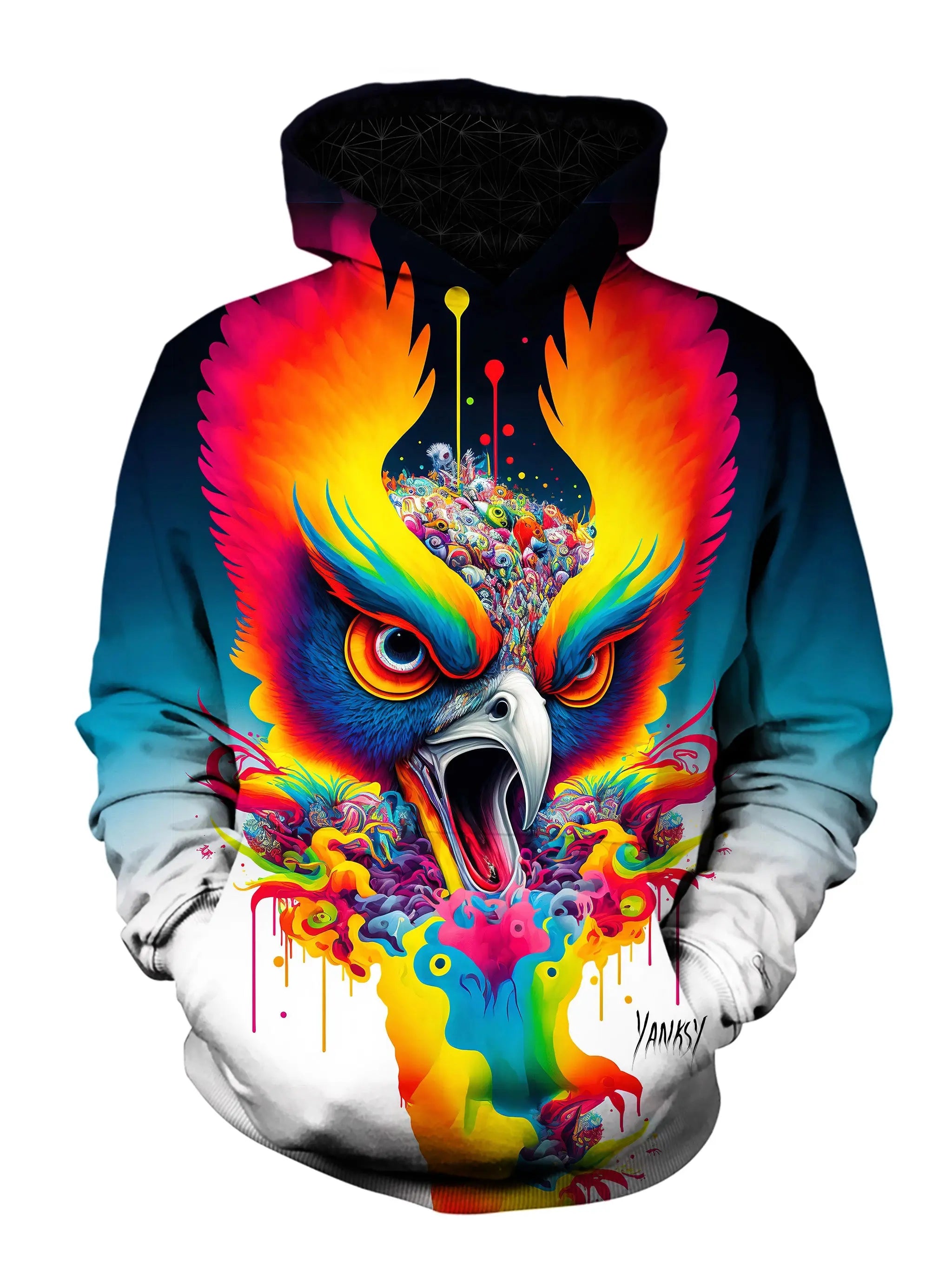 Voiceless Temper Unisex Pullover Hoodie Hoodie with Embroidery Detailed Premium