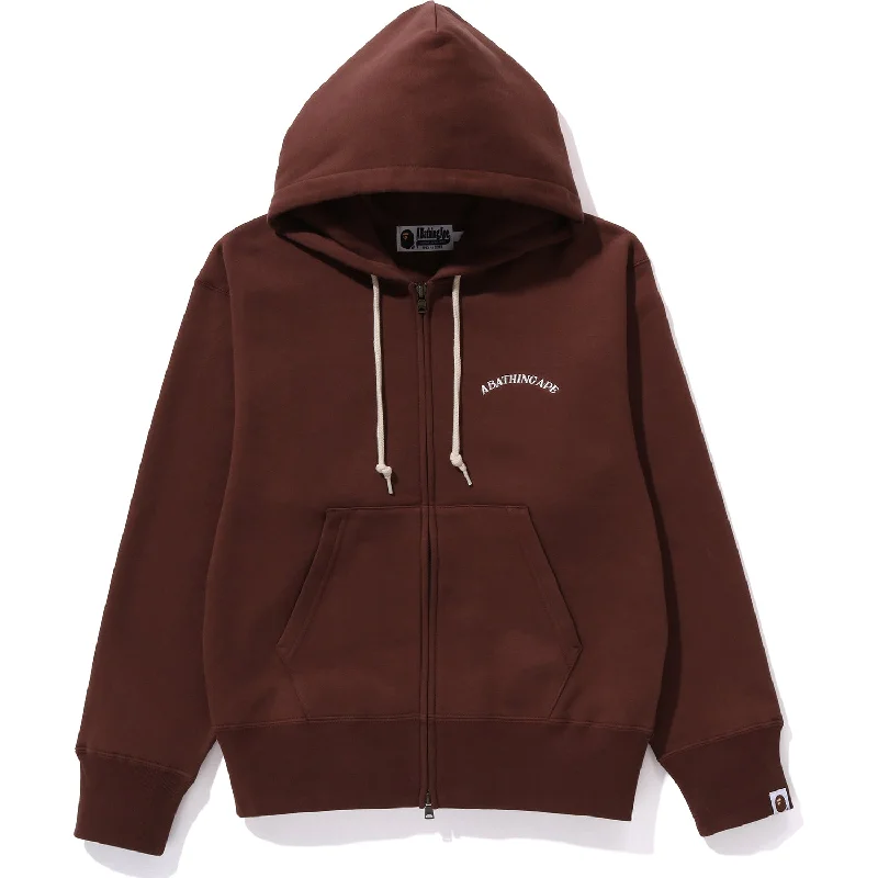 A BATHING APE ZIP HOODIE WIDE FIT LADIES Graphic Hoodie Design Print