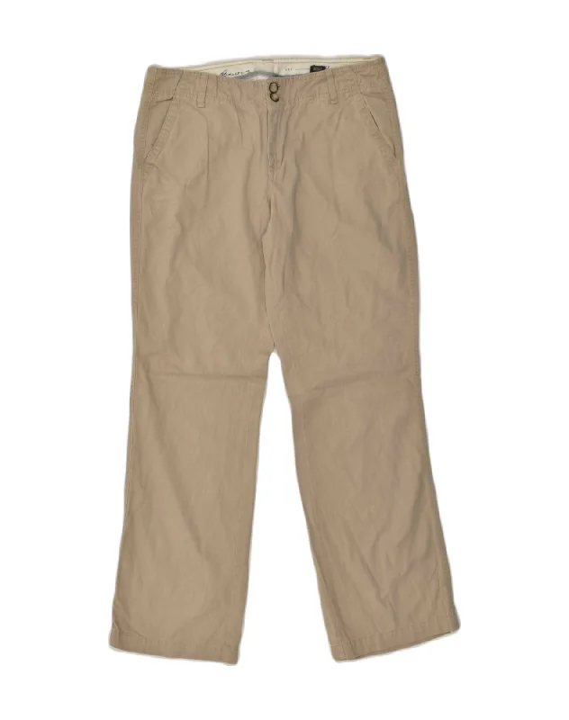 EDDIE BAUER Womens Straight Chino Trousers US 10 Large W34 L32 Beige Trousers Prom Sequined EDDIE BAUER Womens Straight Chino Trousers US 10 Large W34 L32 Beige Trousers Prom Sequined