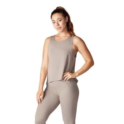 Tavi Noir Womens/Ladies High Low Hem Tank Top soft tank top