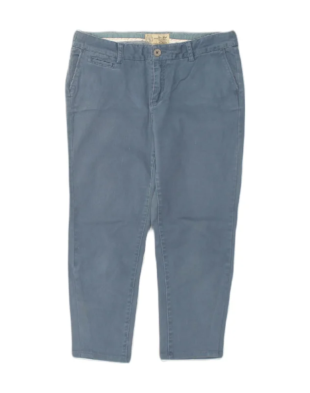 FAT FACE Womens Tapered Chino Trousers UK 12 Medium W32 L23 Blue Cotton Trousers Denim Distressed FAT FACE Womens Tapered Chino Trousers UK 12 Medium W32 L23 Blue Cotton Trousers Denim Distressed