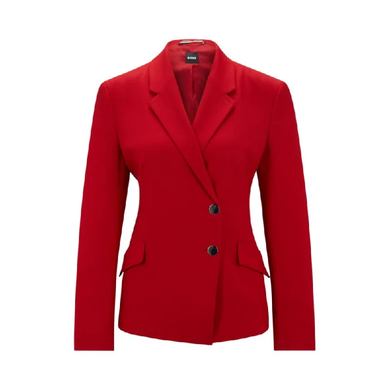 Regular-fit jacket in virgin-wool twill Tiered Jacket Buttoned Jacket Zippered Jacket Regular-fit jacket in virgin-wool twill Tiered Jacket Buttoned Jacket Zippered Jacket